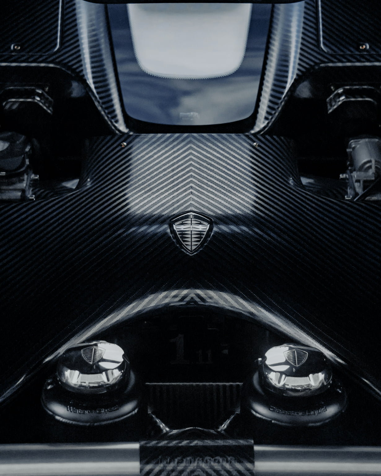 carbon fiber with koenigsegg logo