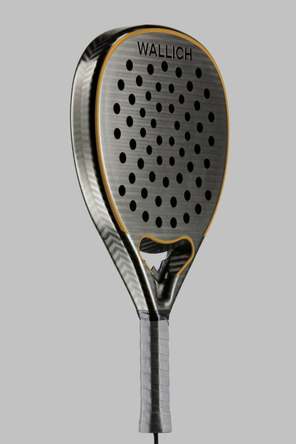 orange carbon fiber padel racket