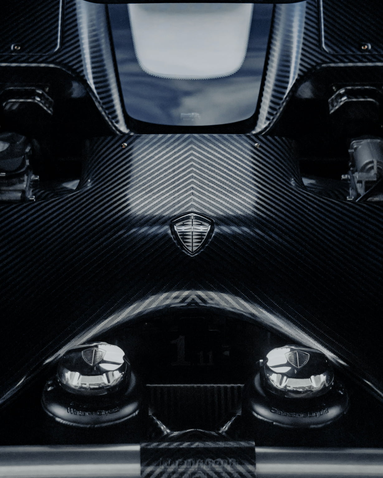 carbon fiber with koenigsegg logo